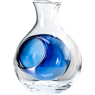 白酒瓶空瓶温酒器家用酒壶高端精致小清酒壶洋酒冰酒分酒器玻璃杯