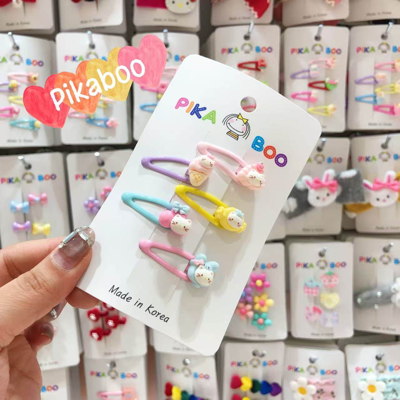 韩国儿童发饰pikaboo糖果色小兔音符可爱边夹发夹,饰品/流行首饰/时尚饰品新,发饰,淘宝优惠券,粉丝福利购,淘宝优惠卷