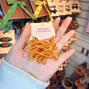 11.13韩国pom新款2025儿童彩色基础拇指圈迷你发绳发圈