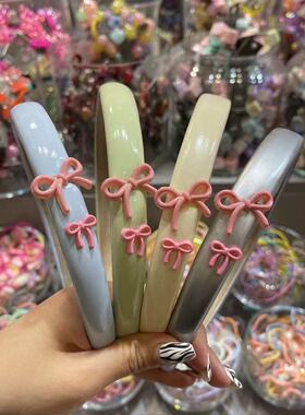 5.11韩国东大门bebeprince儿童发饰新款可爱彩色蝴蝶结儿童发箍