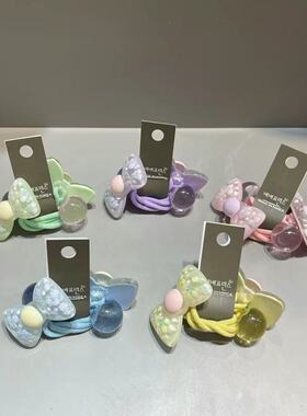 7.20韩国东大门bebeprince儿童发饰清新可爱蝴蝶结发绳发圈