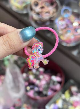 5.11韩国bebeprince儿童发饰彩色小马发绳发圈