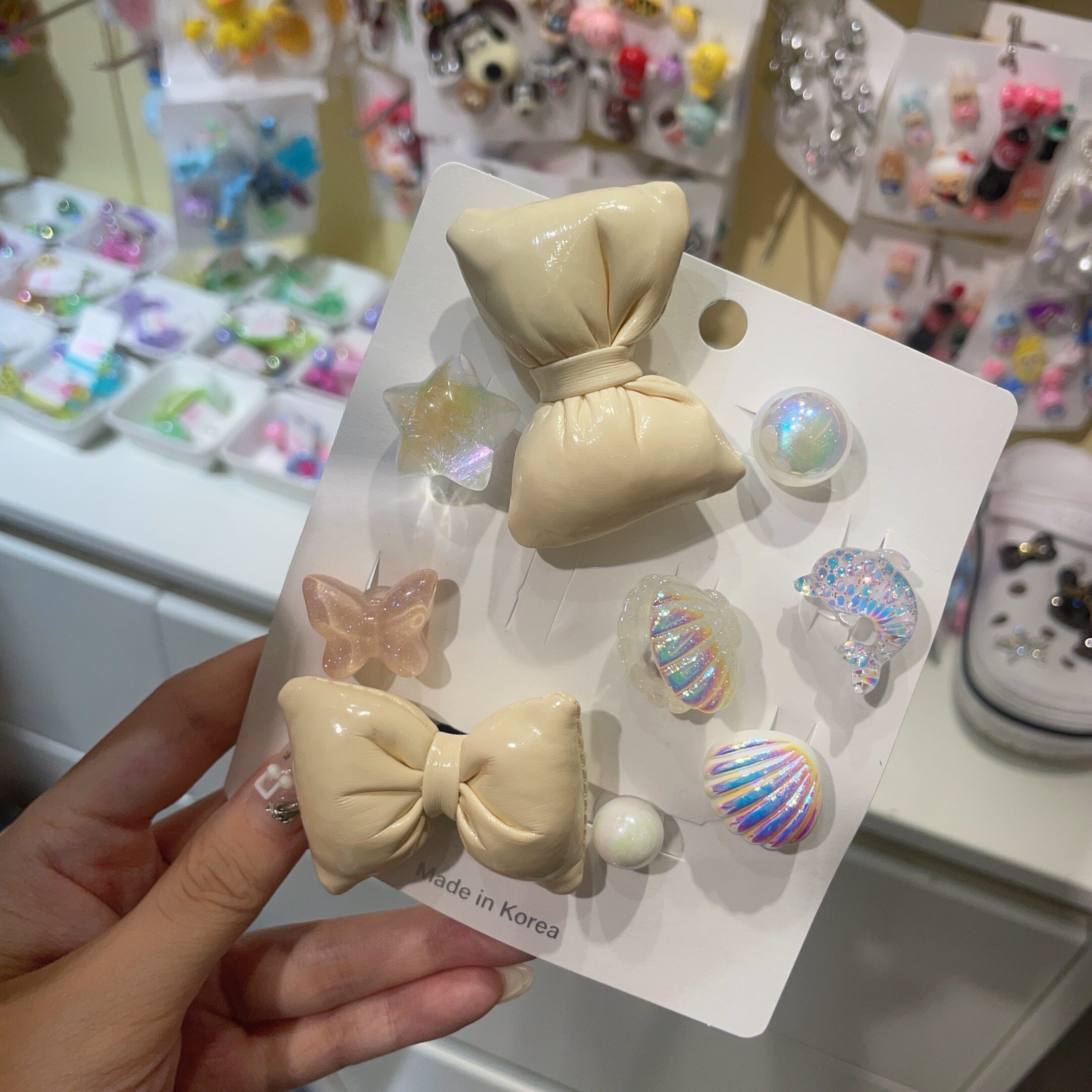 8.17韩国东大门bonbon装饰品洞洞鞋装饰 鞋花melody