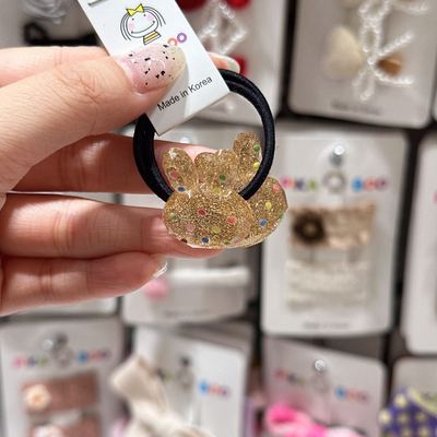 10.23韩国代购pikaboo儿童发饰细闪彩点点发圈发绳