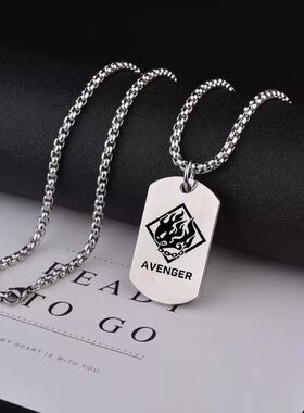 fgo职阶FATE动漫潮玩时尚游戏饰品动漫周边saber吊坠军牌钛钢项链
