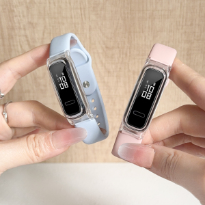 适用华为手环3E/4E篮球精灵表带荣耀手环4running/5篮球版软硅胶单钉反扣替换带运动手环AW70替换手链配件