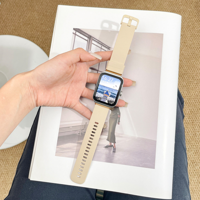 适用OPPOwatch3pro手表格纹款硅胶表带SE/3代非原装透气替换腕带2代46mm/42mm配件1代46mm/41mm