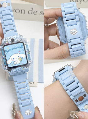 适用小天才儿童手表Z6S磁吸闪扣表带透气个性Z6A/Z6pro少年版Z6D叶罗丽款卡通可爱替换手腕带W2302AC配件