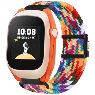 通用型儿童智能电话手表表带精编尼龙弹力闪扣式磁吸表带适用360手表8X/10X米兔C7A/6C读书郎A2S/A6E替换链9X