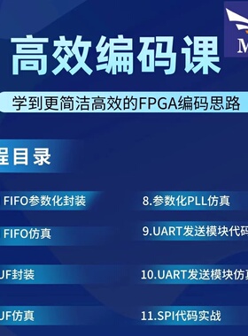 FPGA高效编码课程FPGA代码FPGA设计课