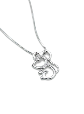 十二生肖转运属鼠护身符刻字项链