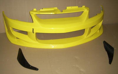 Evolution front bumper三菱EVO8-9代改装包围前杠空力套件topmix