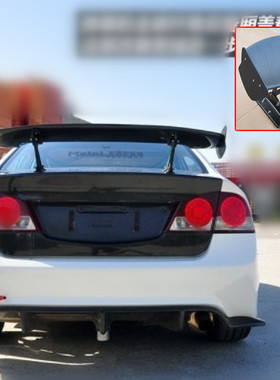 Type R FD2碳纤维尾翼改装civic j’s racing rear trunk spoiler