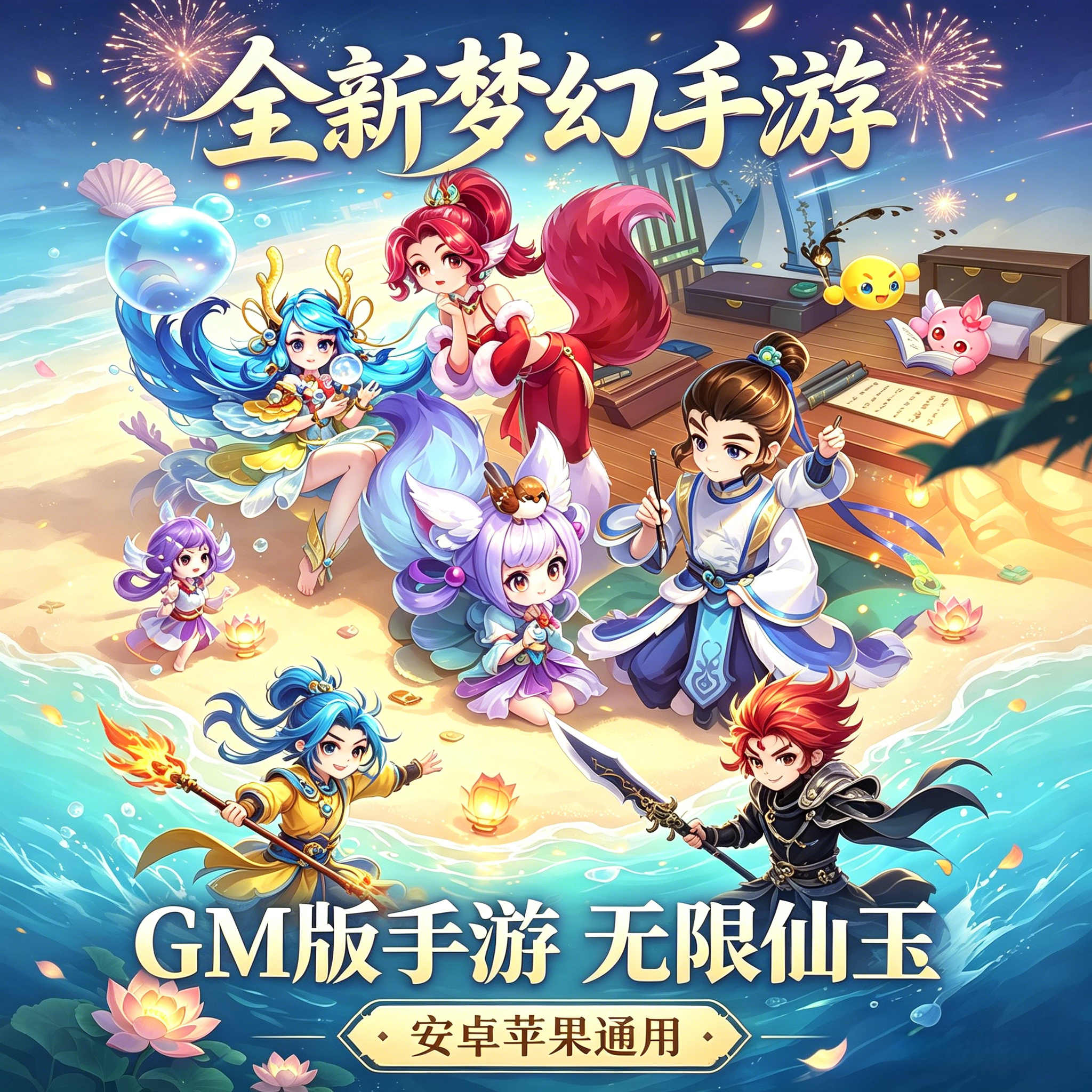 梦幻手游GM后台游戏无限仙玉内购西游回合制买断安卓苹果非单机版