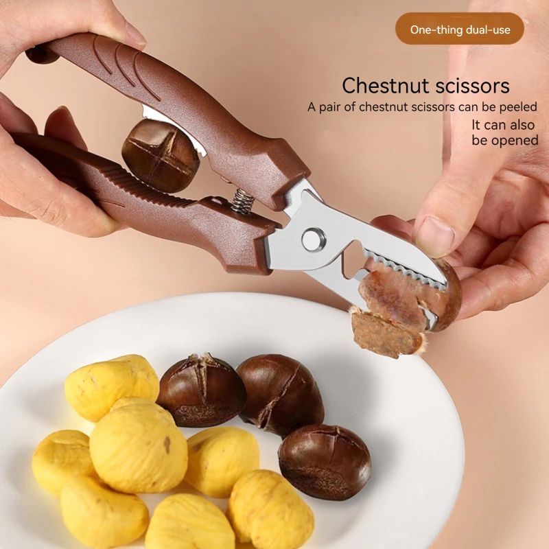 Multipurpose Chestnut Scissors Peeler Chestnut Shell Peeling