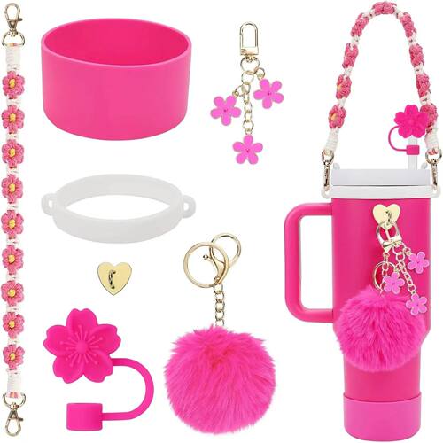 7/8pcs Cup Accessories Set for Stanley Cup Including Handle