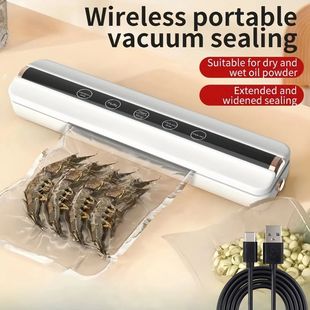 Food Vacuum Automatic Air Sealing Sealing Machine Home USB W