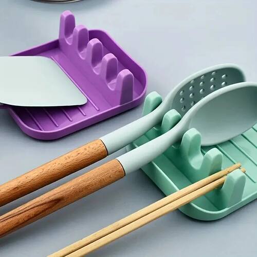 All-in-One Spoon Rest Organizer, Keeps Countertops Tidy, Hol