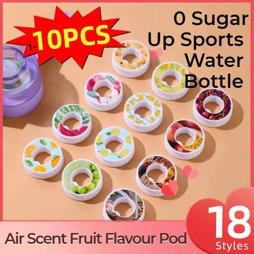 1/5/7/10pcs Air Flavor Pods Water Bottle Flavor Caps Fruit S