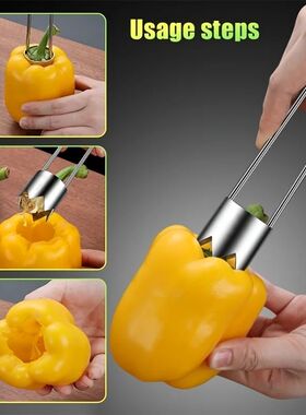 304 Stainless Steel Corers Portable Core Remover Fruit Veget