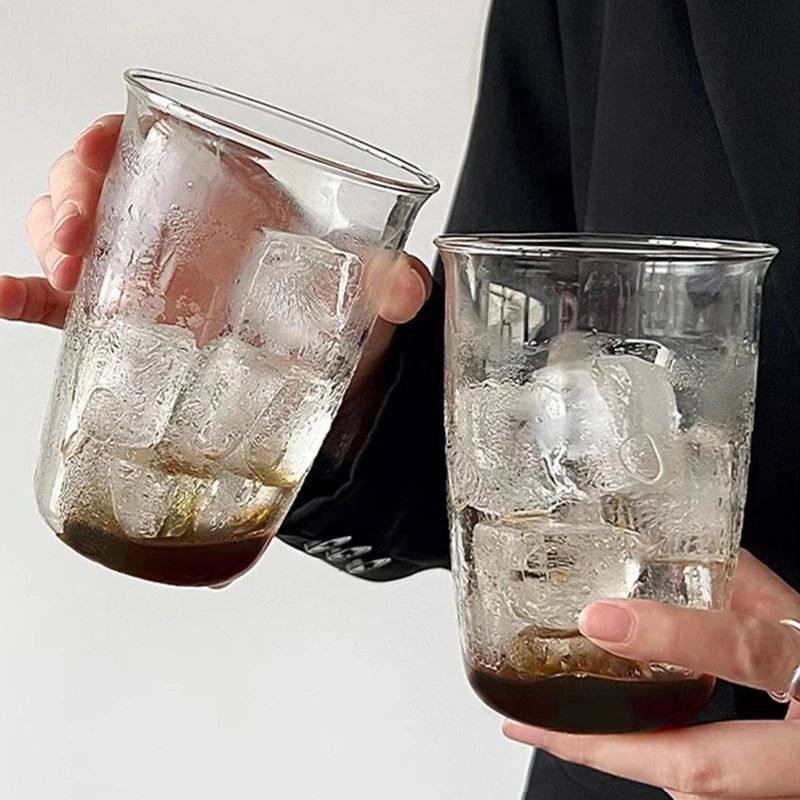Cold Coffee Cups  Aesthetic Glass Cup Water Bottle Glasses f