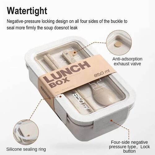 Lunch Box Portable Office Workers Microwave Oven Lunch Box W