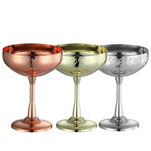 Glasses Stainless Steel Coupe Cocktail Martini