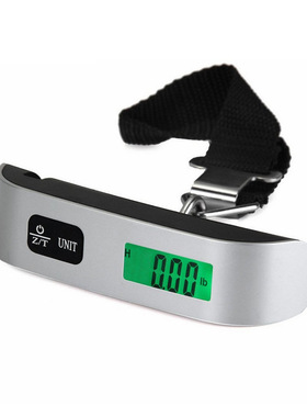 50kg/110lb Portable Electronic Hand Luggage Scale LCD Digita