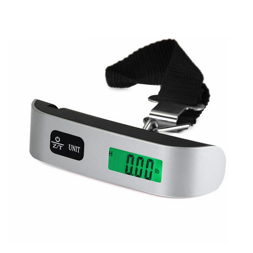 50kg/110lb Portable Electronic Hand Luggage Scale LCD Digita