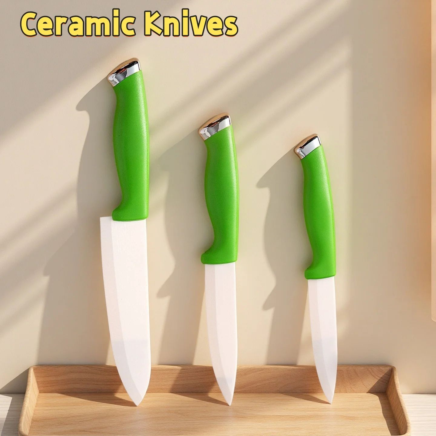 Ceramic Knife 4 5 6 Inch Knives Kitchen Set White Blade Chef
