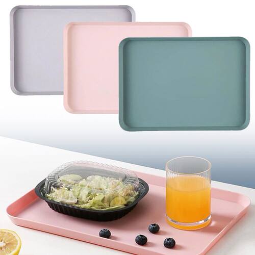 Rectangular Serving Tray Square Tray Anti Slip Scratch Resis