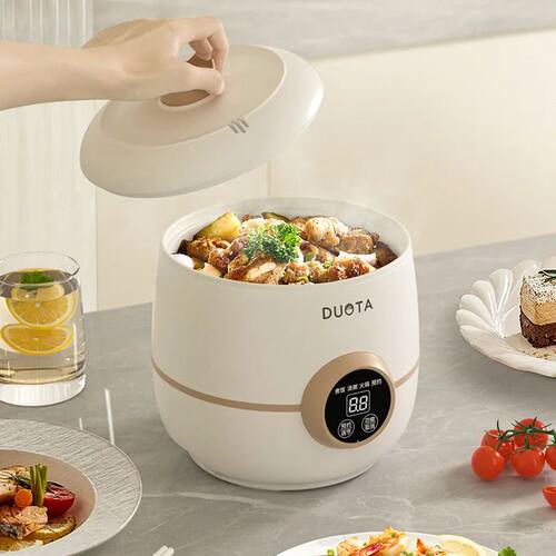 300W 2L Small Rice Cooker 3 in 1 Dormitory Multifunctional E