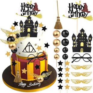 PCS Toppers Birthday Cake Wizard Party Fav Magical