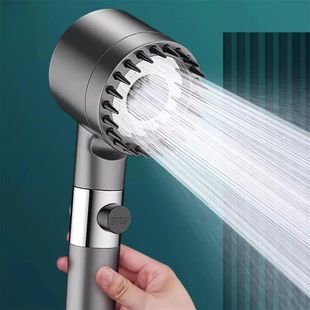 3 Mode High Pressure Shower Head ShowerHead Filter With Mass