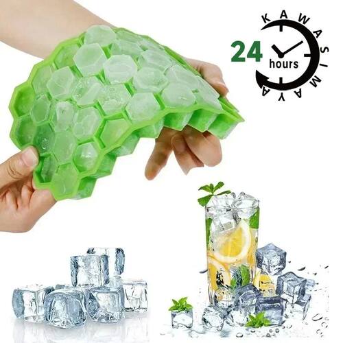 37 Cavity Ice Cube Mold Reusable Silicone Ice Cube Mold BPA