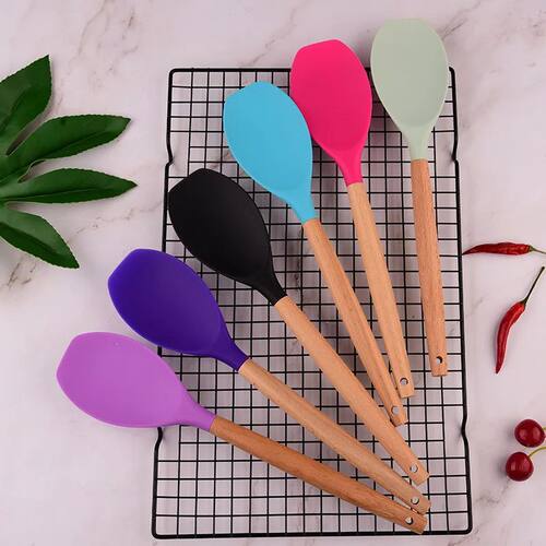 Home cooking utensils silica gel scoop salad agitator scoop