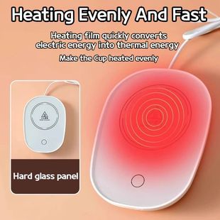 Electric Mug Warmer Heating Coaster 55°C for Coffee and Mil