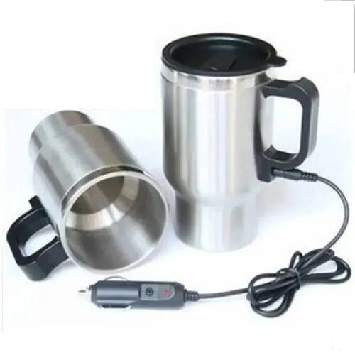 12V 450ml Electric Heating Car Kettle Water Coffee Milk Ther