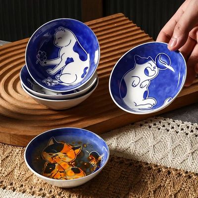 Style Sauce Dishes Sushi Plate Tableware Ceramic Dessert Cre