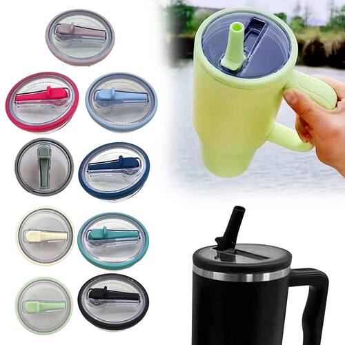 40oz Tumblers Flip Straw Lid Replacement Sealing Bottle Cove