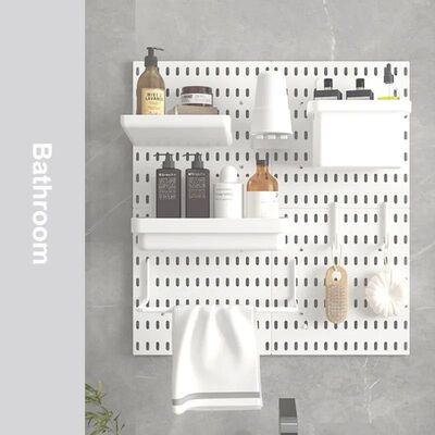 New DIY Pegboard Accessories Hanging Shelf Storage Hooks Wal