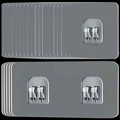 Waterproof Strong Adhesive Hook Shelf Sticker for Bathroom K