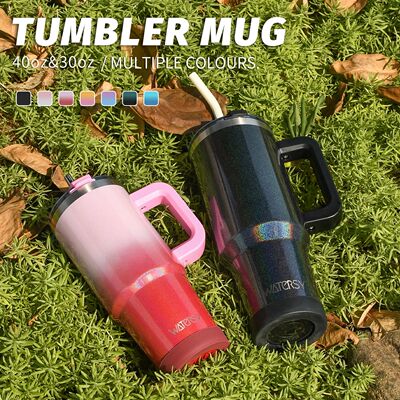 30oz/40oz Stainless Steel Thermal Cup Large Capacity Tumbler