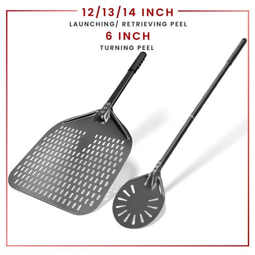 6&12 13 14  Inch Aluminum Pizza Peel Bread Paddle Pizza Oven