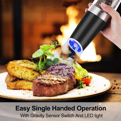 Beeman Electric Automatic Salt and Pepper Grinder Gravity Sp