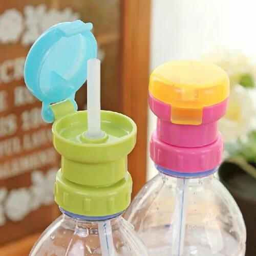1Pcs Kids Water Bottle Cap Spill Proof Juice Soda Water Bott