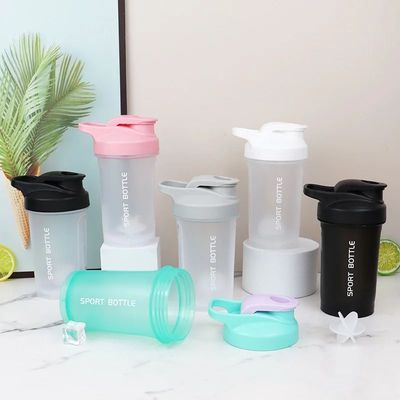 Portable 300ml Protein Powder Shaker Bottle Leak Proof Water