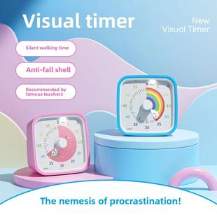 Visual Timer With Night Light School Minuteur 60-Minute Coun