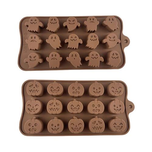 1pc Halloween Silicone Molds Ghost Pumpkin DIY Halloween Cho