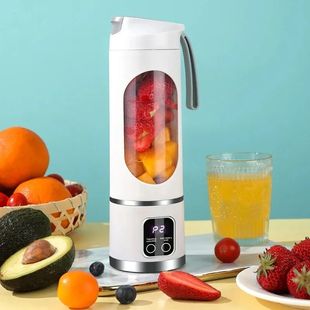 10 Blades Portable Fruit Juicer 450ml Capacity 3 Gears USB R